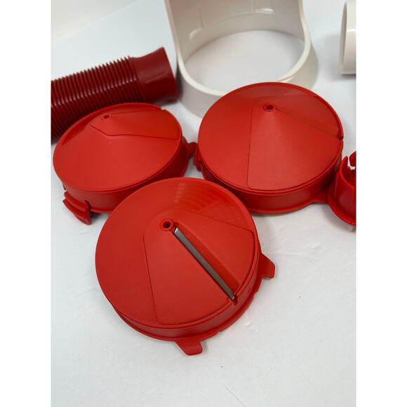 Tupperware New Fusion Master Spiralizer Accessory System 3 Blades No Base Prep - Picture 2 of 10